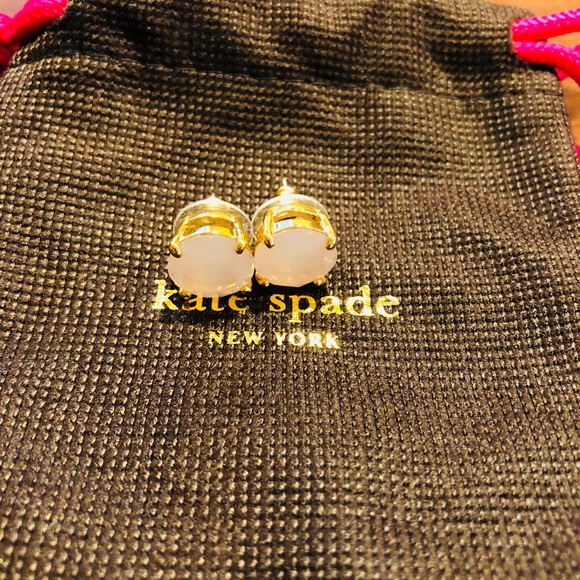 kate spade Jewelry - Kate Spade Lavender Gum Drop Earrings